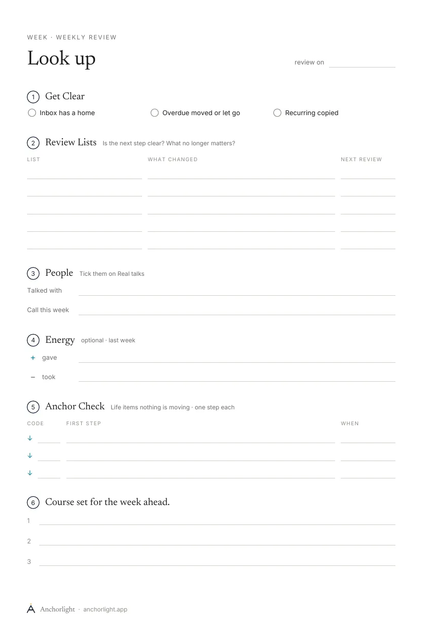 Look up page